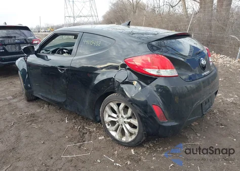 2012 Hyundai Veloster Base W/Gray z USA, uszkodzony, nr VIN KMHTC6AD7CU067762